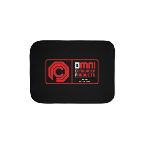 OCP Sherpa Blanket - Cozy 80s Movie Nostalgia