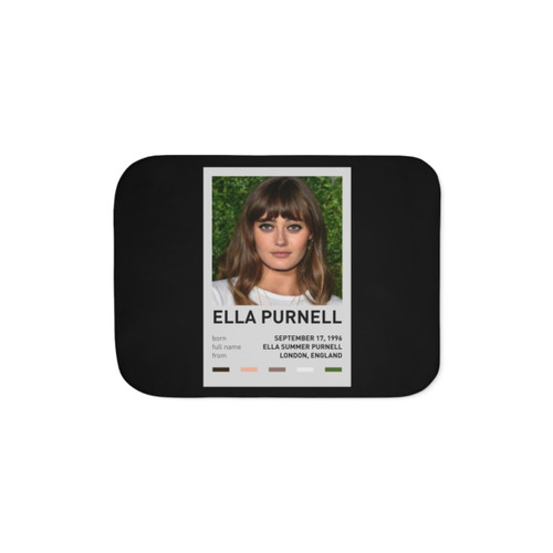 Ella Purnell Aesthetic Sherpa Blanket