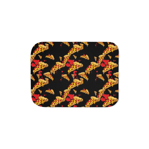 Horror Movies and Pizza Sherpa Blanket