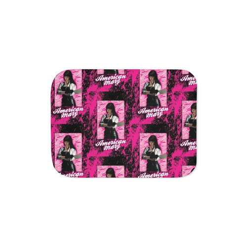 Cozy Sherpa blanket for horror fans