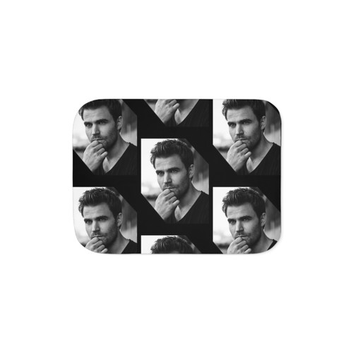 Plush Paul Wesley Sherpa Blanket