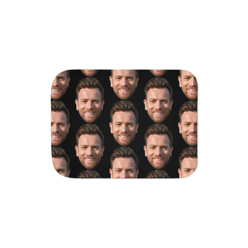 Ewan McGregor Sherpa Throw Blanket