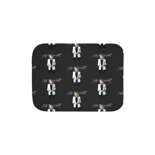 Luxury Cate Blanchett Sherpa Blanket