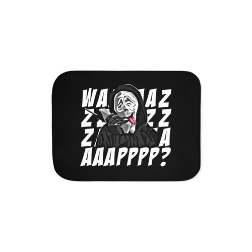 Ghostface Sherpa Blanket for Halloween