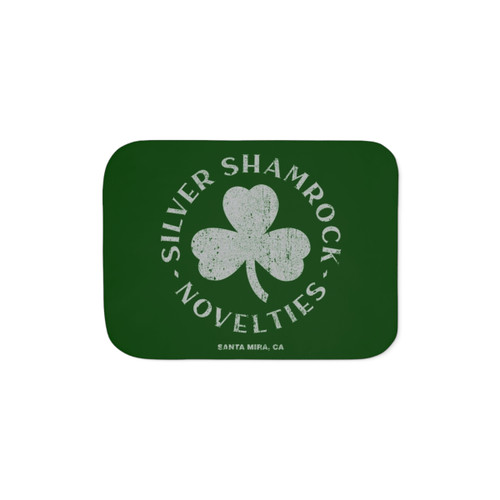 Silver Shamrock Novelties Sherpa Blanket - Cozy Halloween Horror Movie Throw