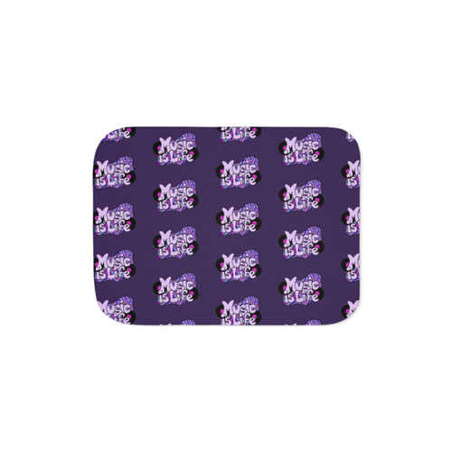 Cozy Music Lover Sherpa Blanket