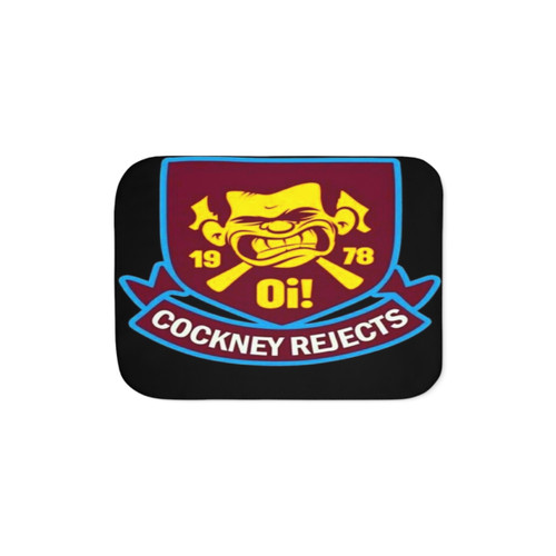 Cockney Rejects Sherpa Blanket for Music Enthusiasts