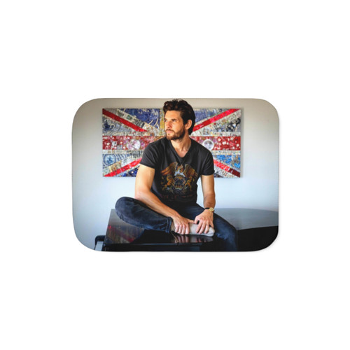 Ben Barnes Piano Sherpa Blanket