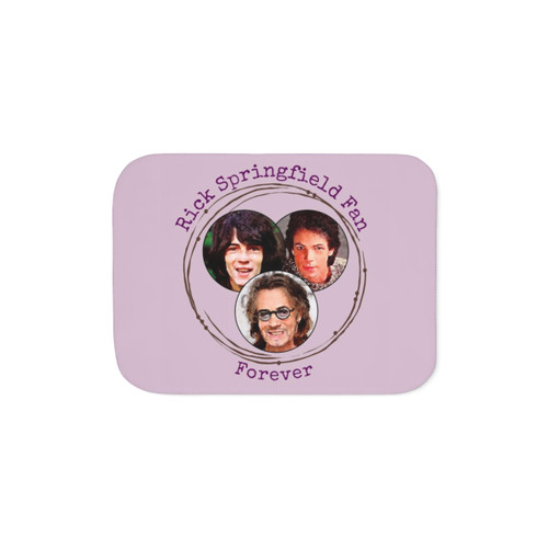 Rick Springfield Sherpa Blanket