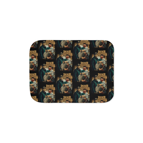 Vintage Country Music Sherpa Blanket