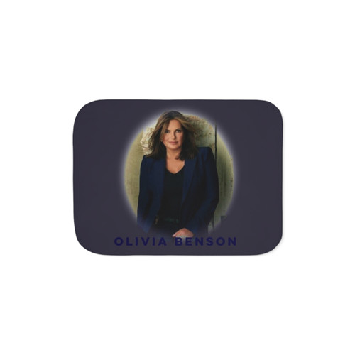 Vintage Olivia Benson Sherpa Blanket