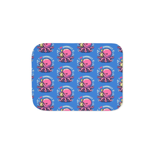 Octopus Handbell Sherpa Blanket