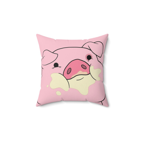 Waddles the Pig from Gravity Falls Cartoon Pillow