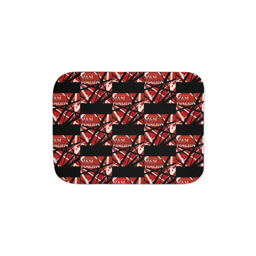 Classic Vintage Sherpa Blanket for Music Fans