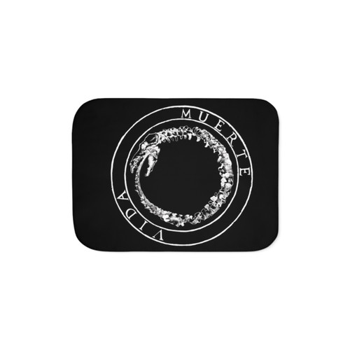 Disco Canserbero Death Sherpa Blanket