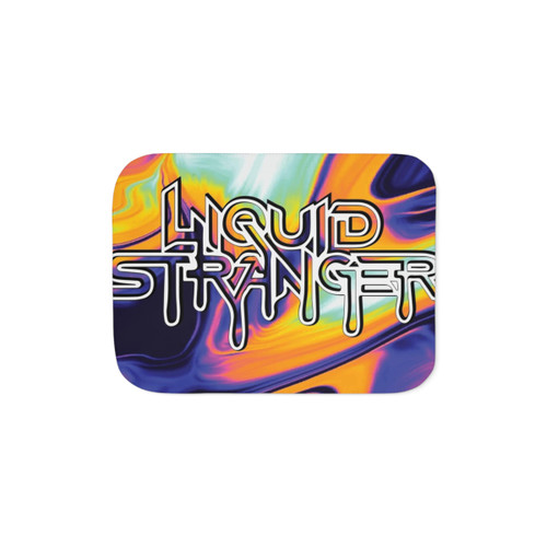 Liquid Stranger Sherpa Blanket - Cozy Music Lover Throw