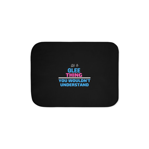 Glee Fan Sherpa Blanket - Soft & Cozy Musical Throw