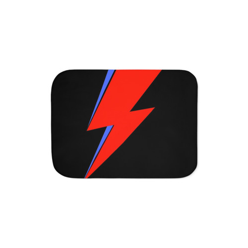 Aladdin Sane Sherpa Blanket - Iconic David Bowie Music Art