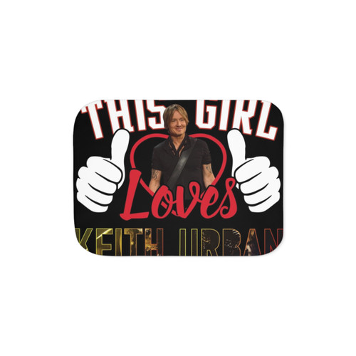 Keith Urban Sherpa Blanket for Country Music Fans