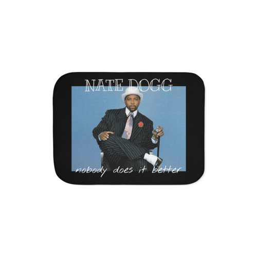 Nate Dogg Sherpa Blanket - Soft and Cozy West Coast Rap Fleece