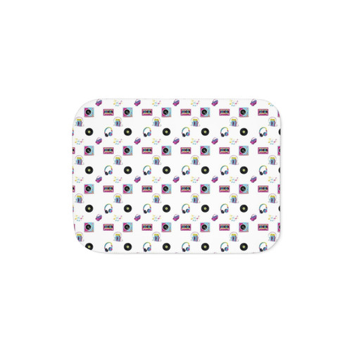 Retro 80s Sherpa Blanket