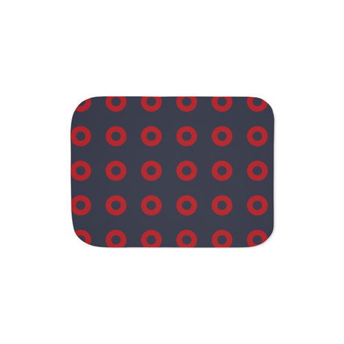 Phishman Donut Dress Sherpa Blanket - Cozy Psychedelic Throw