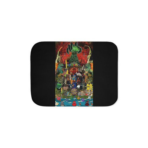 Vintage Tour Music Band Sherpa Blanket