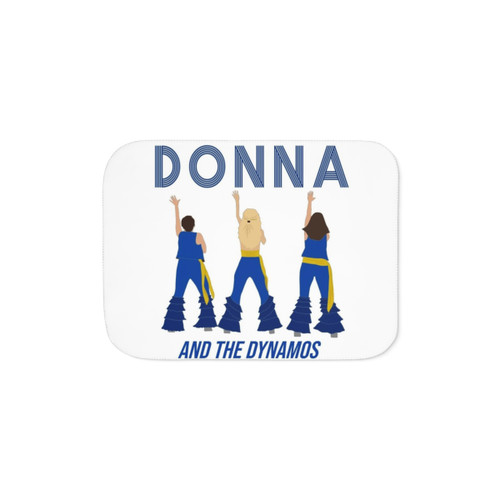 Donna and the Dynamos Sherpa Throw Blanket