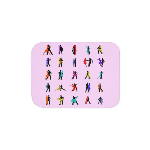 Ballroom Couples Sherpa Blanket