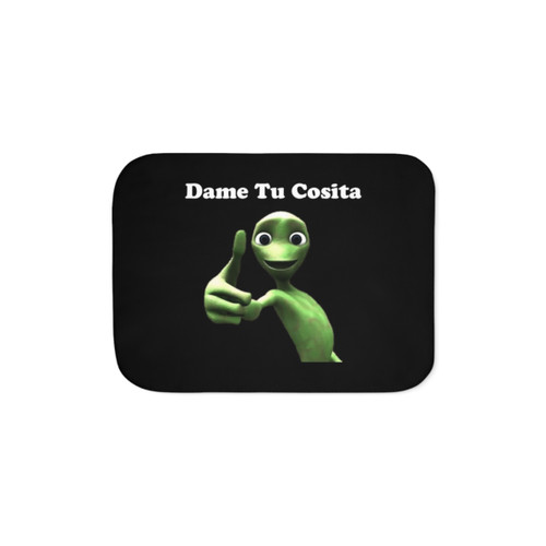 Dame Tu Cosita (White) Sherpa Blanket