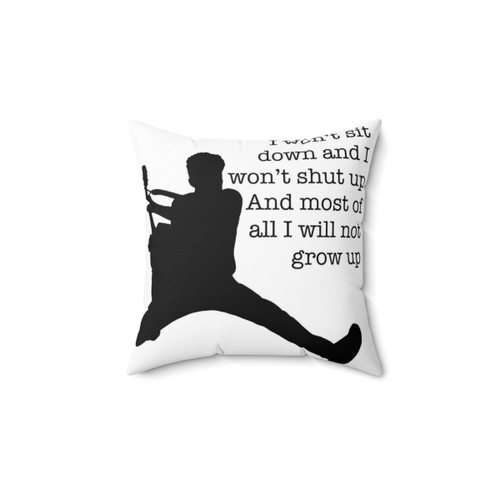 Photosynthesis Frank Turner Silhouette Pillow