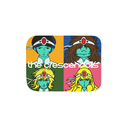 Crescendolls Sherpa Blanket featuring Daft Punk Interstella 5555 anime fanart