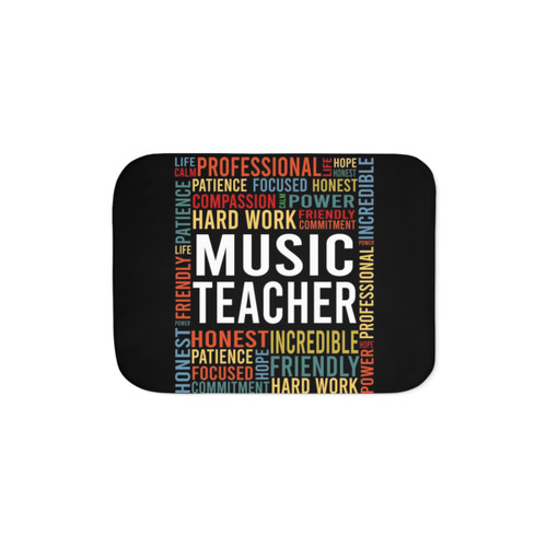 Music Teacher Sherpa Blanket