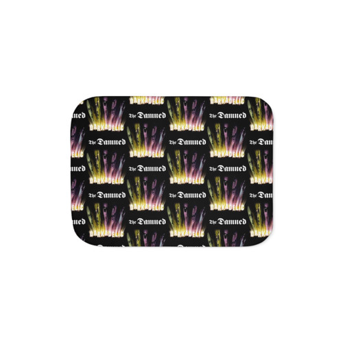 Vintage Sherpa Blanket with The Band Logo Music Tour Design