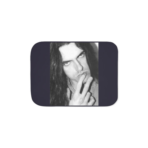 Sherpa Fleece Blanket with Music Lover Design