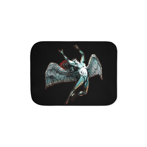 Classic Led Zeppelin Logo Sherpa Blanket