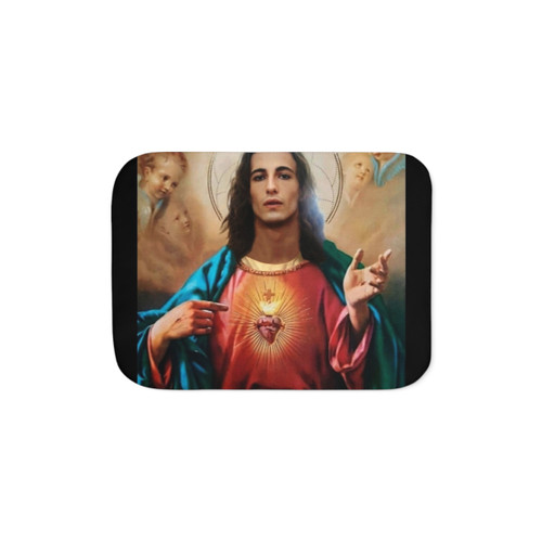 Damiano David as Jesus Sherpa Blanket