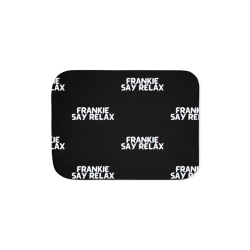 Retro Frankie Say Relax Sherpa Blanket