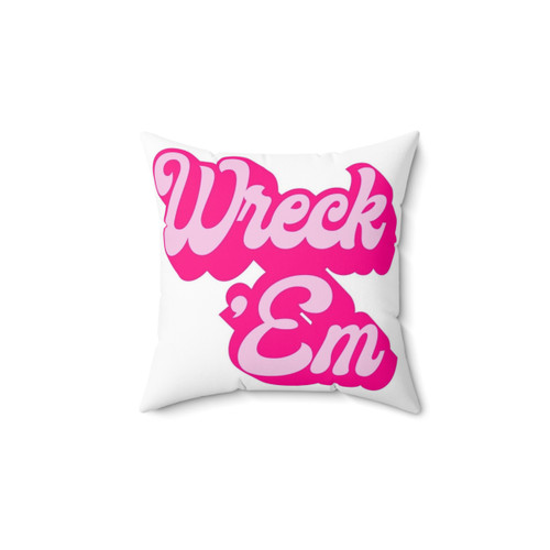Wreck 'Em Texas Tech University Pillow