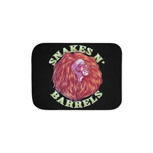Snakes N' Barrels Sherpa Blanket for Metal Fans