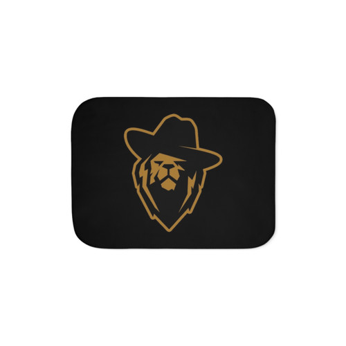 Best-Carin-Leon-Logo Sherpa Blanket with Music and Lyric Design