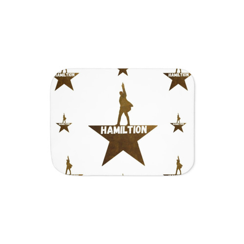 Hamilton Musical Sherpa Blanket