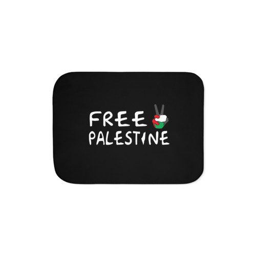 Soft Sherpa Blanket in Support of Palestine