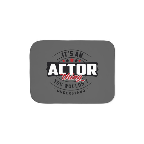 Classic Sherpa Blanket for Actor Occupations