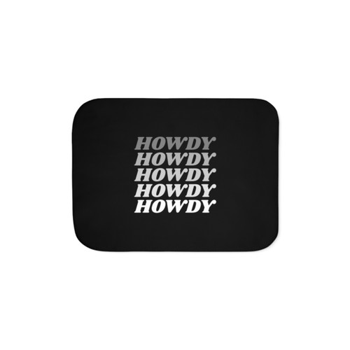 Howdy Western Sherpa Blanket