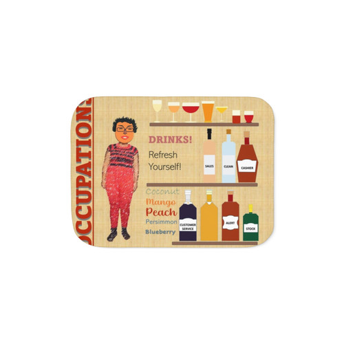 Motivational Sherpa Blanket with Inspirational Quotes