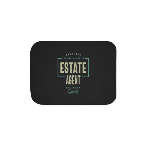 Estate Agent Sherpa Fleece Blanket