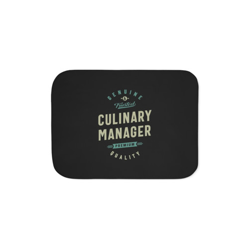 Culinary Manager Sherpa Blanket