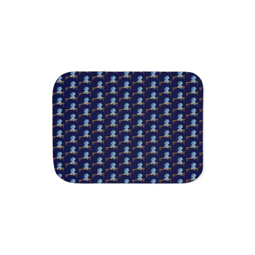 Jellyfish Gymnast Sherpa Blanket