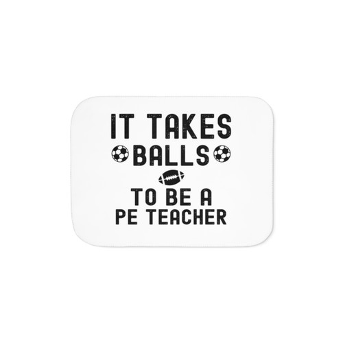 Funny Sherpa Blanket for PE Teachers and Coaches